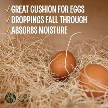 Premium Aspen Nesting Liners for Happy Chickens