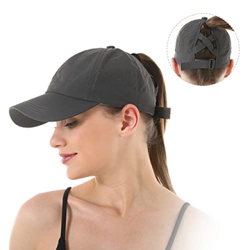 HGGE Women's Criss Cross Baseball Cap for Active Lifestyle