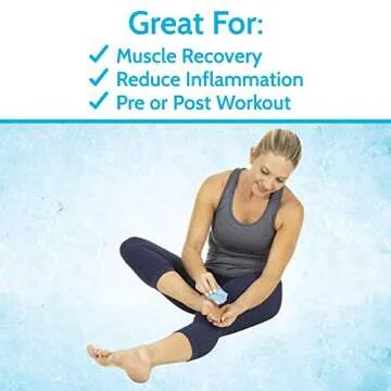 Arctic Flex Massage Ball Roller for Pain Relief and Recovery