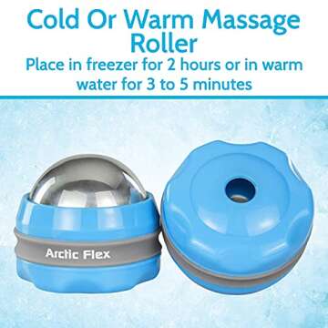 Arctic Flex Massage Ball Roller for Pain Relief and Recovery