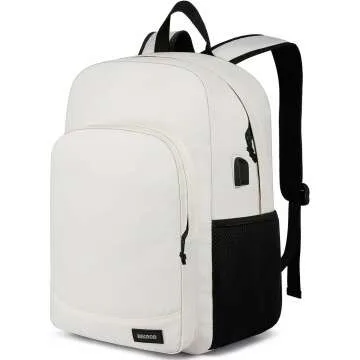 BIKROD Casual School Backpack with USB Port
