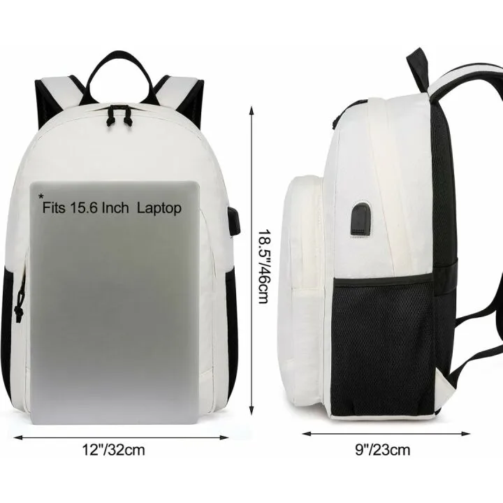 BIKROD Casual School Backpack with USB Port