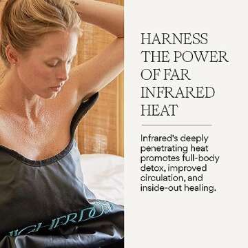 HigherDOSE Infrared Sauna Blanket for Home Relaxation