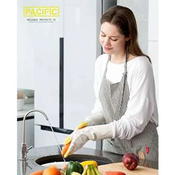 Reliable PACIFIC PPE PVC Dishwashing Cleaning Gloves for You