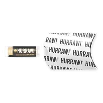 Hurraw! Sun Lip Balm (Zinc Oxide Protection, Broad Spectrum SPF 15, Tangerine, Chamomile): Organic, ...