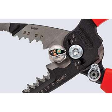 KNIPEX Tools 13 72 8 Forged Wire Stripper, 8-Inch
