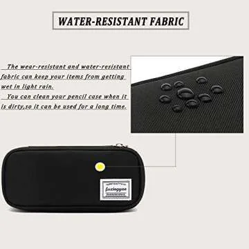 FUXINGYAO Pencil Case - Multi-Slot Portable Pen Pouch for Office