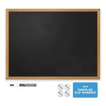 VersaChalk Large Framed Chalk Board - 24x36 Inches