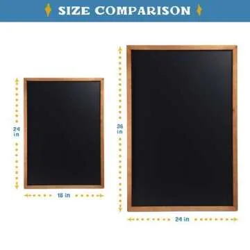 VersaChalk Large Framed Chalk Board - 24x36 Inches