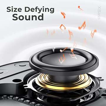 Tribit Stormbox Micro 2 Wireless Portable Speaker: 10W Loud Deep Bass Sound, IP67 Waterproof Bike Speaker with Bluetooth 5.3, 12Hrs Playtime Long Battery Powerbank for Camping Travel Hiking