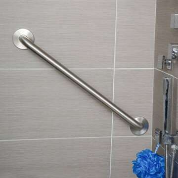 Amazon Basics 42" Stainless Steel Grab Bar - Durable Safety Solution