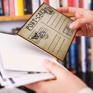 GLOBLELAND Stamp Postmark Postcard Clear Stamps for DIY Scrapbooking Big Size Silicone Clear Stamp Seals for Cards Making Photo Journal Album Decoration, 29.7x21cm/11.7x8.3inch