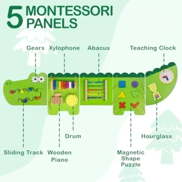 Monläurd® Montessori Busy Board for Educational Fun