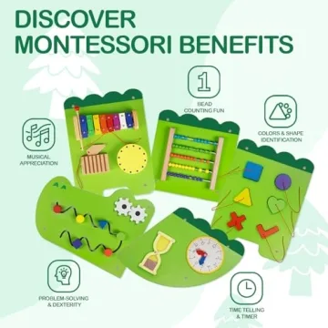 Monläurd® Montessori Busy Board for Educational Fun