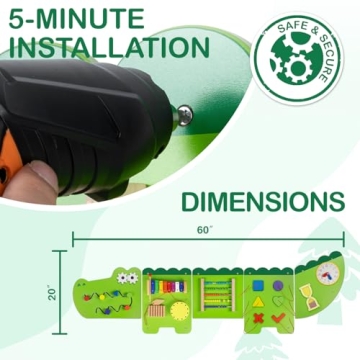 Monläurd® Montessori Busy Board for Educational Fun