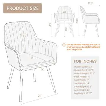 Gold Thumb Velvet Dinning Chair Set of 2 Mid-Back Accent Chair Modern Leisure Armchair with Gold Plating Legs Upholstered Living Room Chair (Silver Gray)