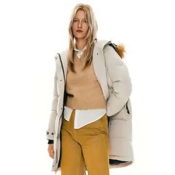 Orolay Thickened Down Coat with Adjustable Hood