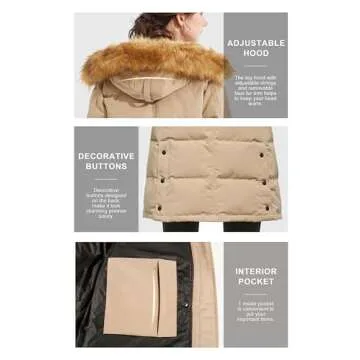 Orolay Thickened Down Coat with Adjustable Hood