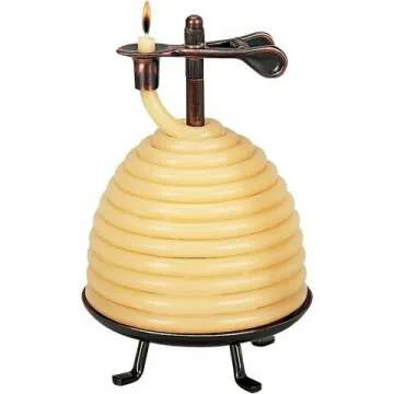 Candle by the Hour 50-Hour Beehive Candle - Eco-Friendly Beeswax