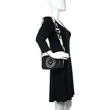 Marc Jacobs Flash Leather Crossbody Bag, Black/Brown Multi