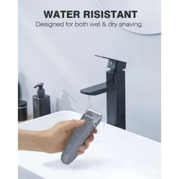 MANSPOT Electric Groin Hair Trimmer for Quality Grooming