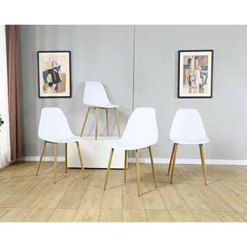 Modern Kitchen Dining Table Set with 4 Chairs - Space Saving