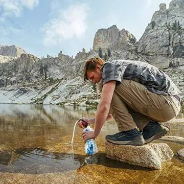 Platypus SoftBottle Flexible Water Bottle with Closure Cap, Apex, 1.0-Liter