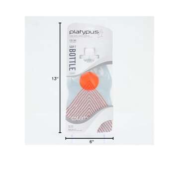 Platypus SoftBottle Flexible Water Bottle with Closure Cap, Apex, 1.0-Liter