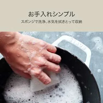 Authentic Japanese Staub Wa-NABE - Enameled Induction Pot