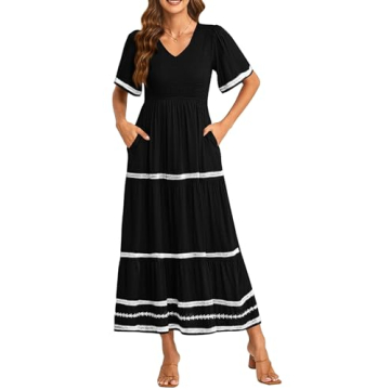 Stylish PRETTYGARDEN Women's Summer Maxi Dress