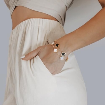 Elegant Four Leaf Clover Bracelet for Women - MEFELAY