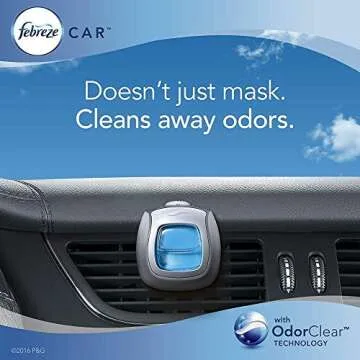 Febreze Car Air Freshener - Long-Lasting Odor Eliminator