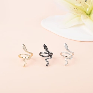 Trendy LEE&RO Gold Snake Ring for Stylish Women