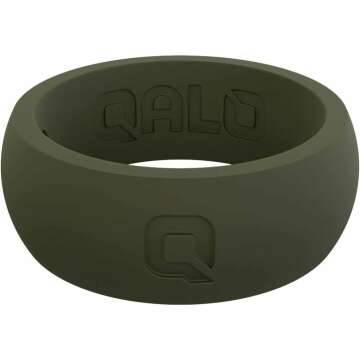 QALO Men's Classic Silicone Rings - Stylish & Safe
