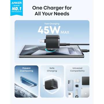 Anker Nano 45W Type C Charger - Fast, Compact & Reliable