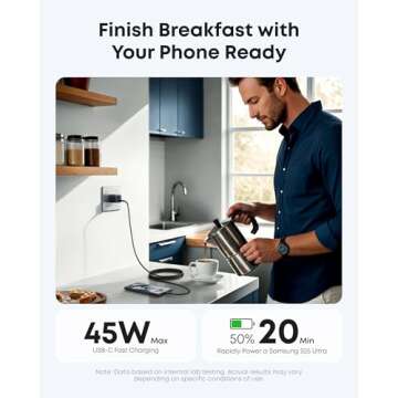 Anker Nano 45W Type C Charger Fast Charging Compact