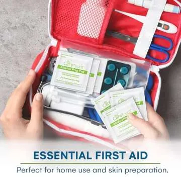 Alcohol Wipes | Individually Wrapped Alcohol Prep Pads with 70% Isopropyl Alcohol, Great for Medical...