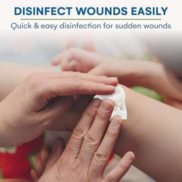 Alcohol Wipes | Individually Wrapped Alcohol Prep Pads with 70% Isopropyl Alcohol, Great for Medical & First Aid Kits | Sterile, Antiseptic 2-Ply Alcohol Swabs - 300 count