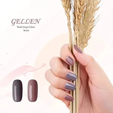 Gellen Gel Nail Polish Set with 6 Classic Pastel Shades