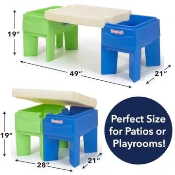 Simplay3 Sand and Water Activity Table for Kids