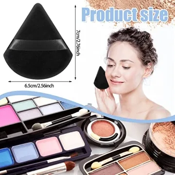 Pimoys Triangle Powder Puff 15 Pcs for Flawless Makeup