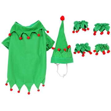 Rubie's Elf Pet Costume - Adorable Holiday Outfit for Pets