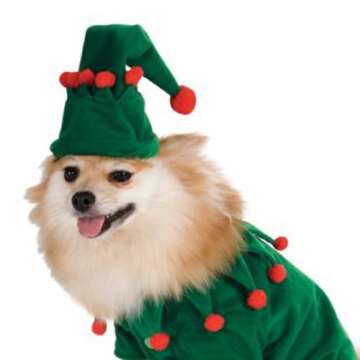 Rubie's Elf Pet Costume for Festive Holiday Fun