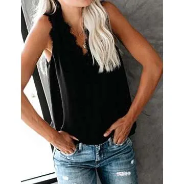 lime flare Women Sexy Summer Lace Trim Satin Cami Tank Tops Dressy Silk Lacy Camisole Shirt (S, Soil...