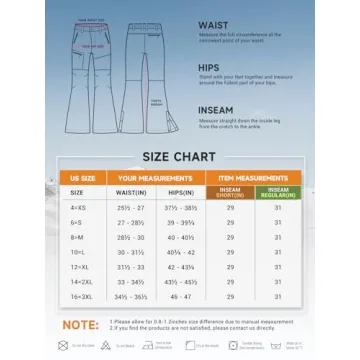 Cycorld Women's Waterproof Fleece-Lined Snow Ski Pants