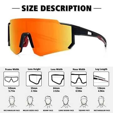 STORYCOAST Polarized Sports Sunglasses for Outdoor Fun