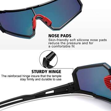 STORYCOAST Polarized Sports Sunglasses for Outdoor Fun