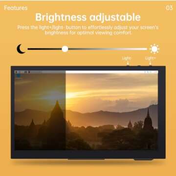 BIGTREETECH Upgrade PI TFT43 TFT LCD Display DSI 800x480 for Raspberry Pi Model 3D Printer Controller(3in Capacitive Touch Screen) (105.5X67mm)