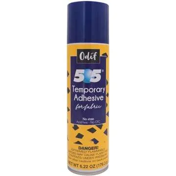 Odif 505622CAN6 Basting Spray - 7.2 oz Clear Adhesive for Quilting & Sewing