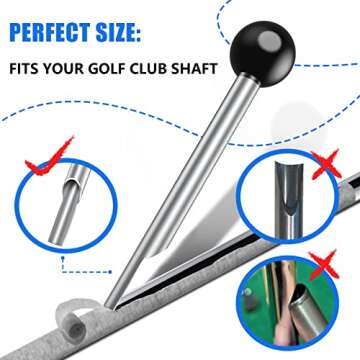 Efficient Golf Grip Tape Stripper for Easy Regripping